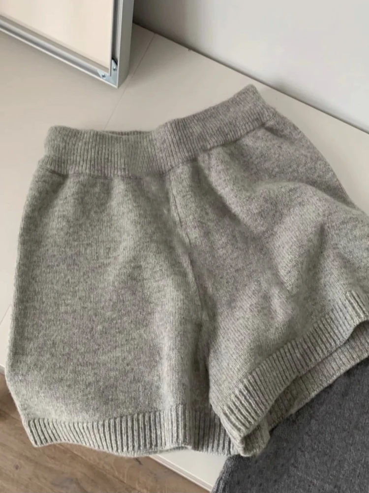 Pantalones informales coreanos Sle de cintura alta y pierna recta de punto para mujer, temporada de primavera y otoño, Color para ir al trabajo