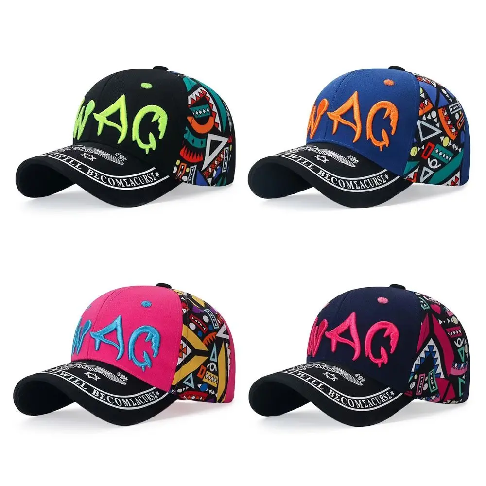 Berretti da baseball estivi moda hip-hop lettera ricamo berretti snapback casual cappello da papà regolabile vintage uomo donna