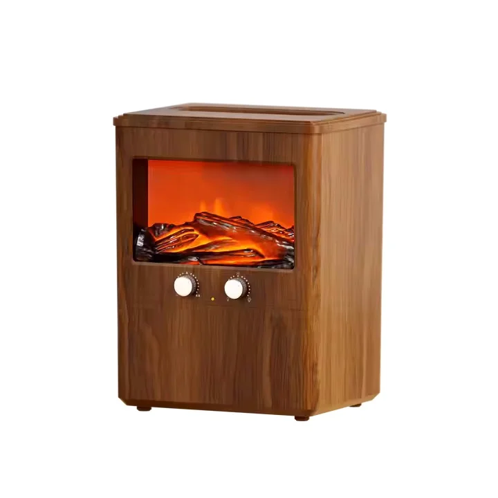 2025 Innovative Product Hot Sale 3000ml Cool Mist Fireplace Humidifier Electric Oil Essential Aroma Diffuser Adjustable Car