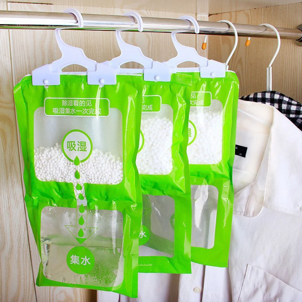 Drying Agent Hygroscopic Anti-Mold Desiccant Bags New Hanging Wardrobe Hanging Moisture Bag Closet Cabinet Wardrobe Dehumidifier