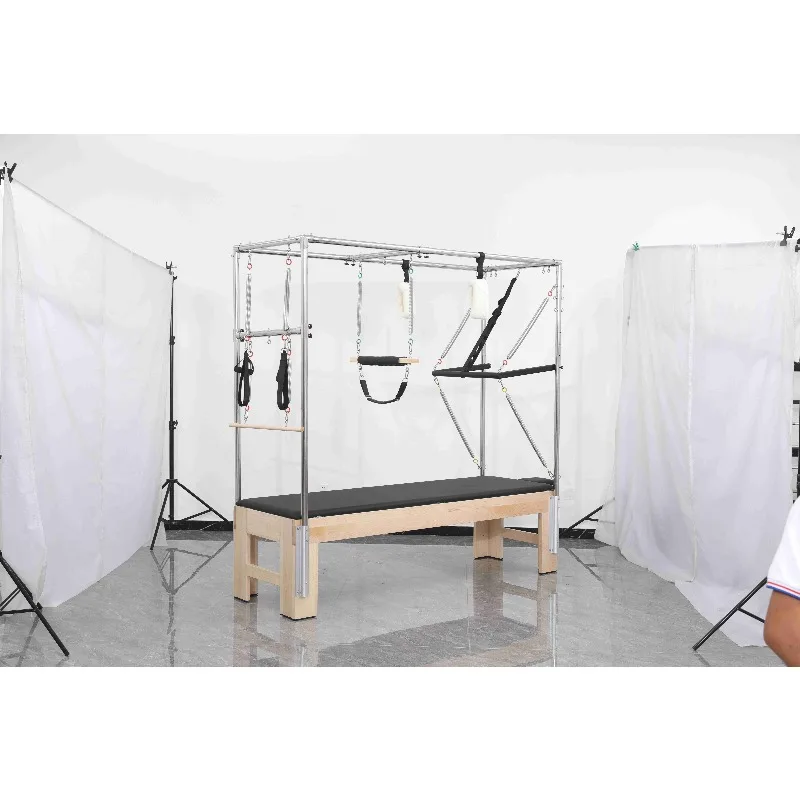 YTYIN Full Trapeze Gym Equipment Pilates Reformers 3 In 1 Bed Combo Machine Pilates Reformer Y For Sale