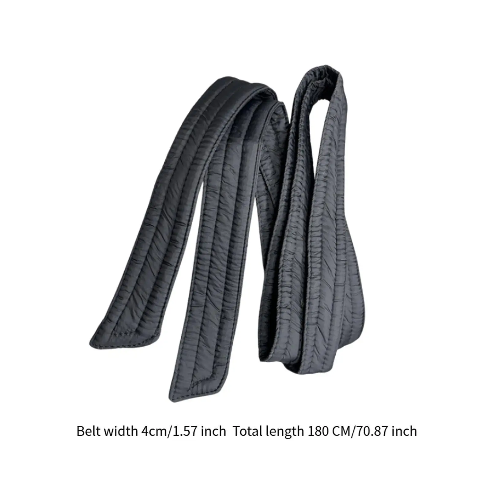 المرأة أسفل معطف حزام معطف الخصر حزام الخصر التعادل حزام 71 بوصة طويلة الذاتي التعادل