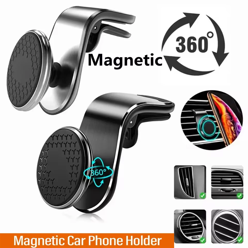 

Магнитный автомобильный держатель для телефона, подставка для вентиляционного отверстия, магнитное автомобильное крепление, GPS-смартфон, мобильная поддержка автомобильного кронштейна для iPhone, Samsung, Xiaomi