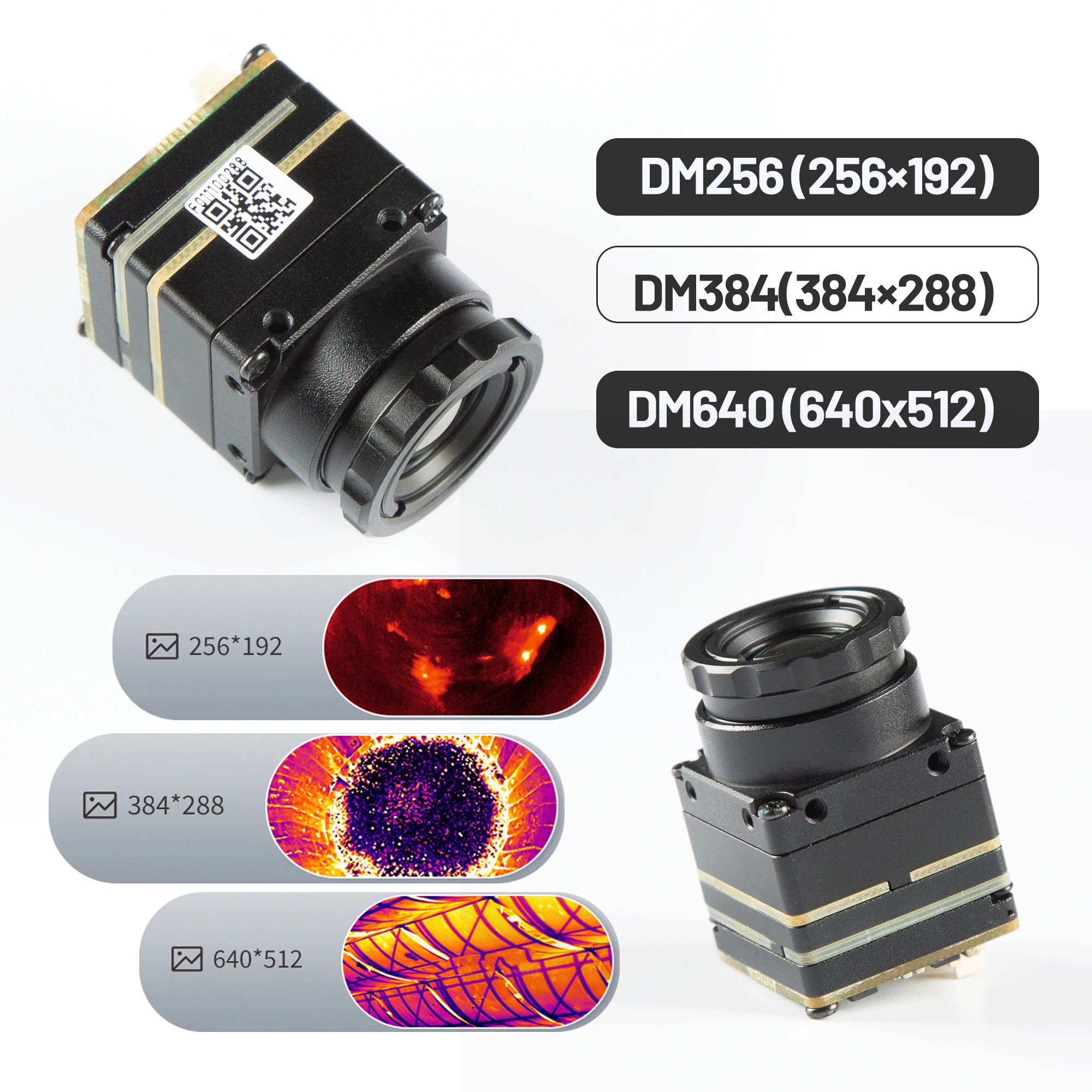 Câmera térmica 256*192/384*288/ 640*512 4mm/ 9mm módulo de câmera de imagem térmica com interface cvbs para drones fpv rc quadcopter