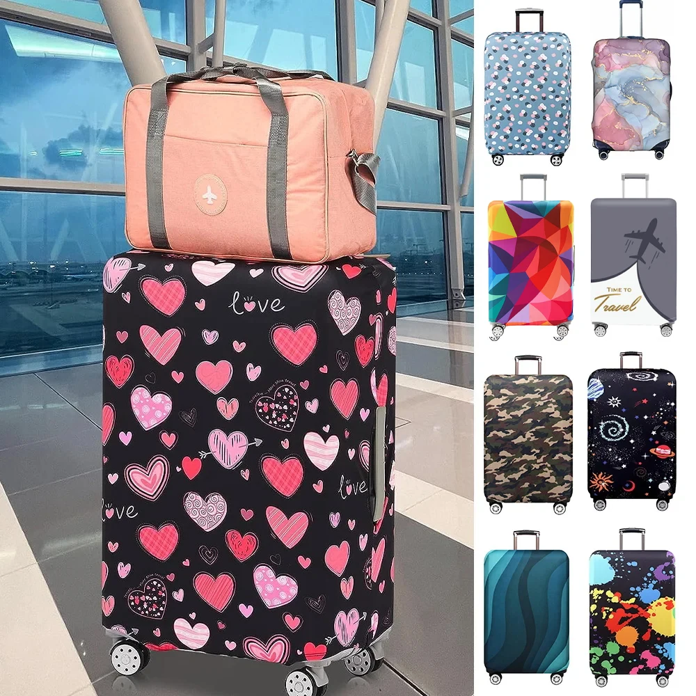 

Luggage Protector Covers Travel Suitcase Protective Cover for 18-32 Inch Elastic Dust Covers Travel Accessories Luggage Supplies