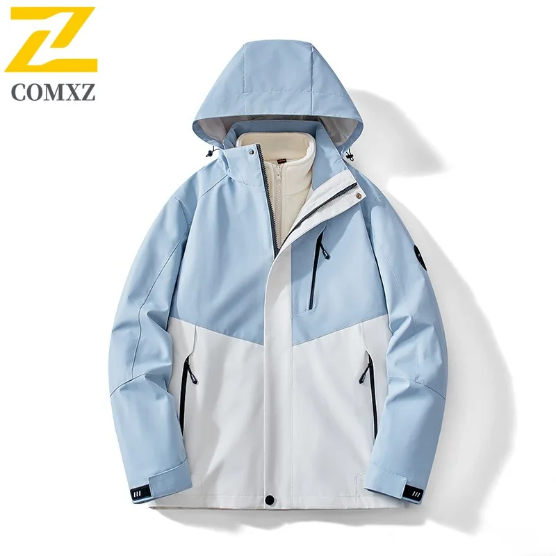 

Men Detachable Hooded Sport Jacket Spring Autumn New Premium Outerwear Business Casual Style Comfort Wear Versatile Clothing