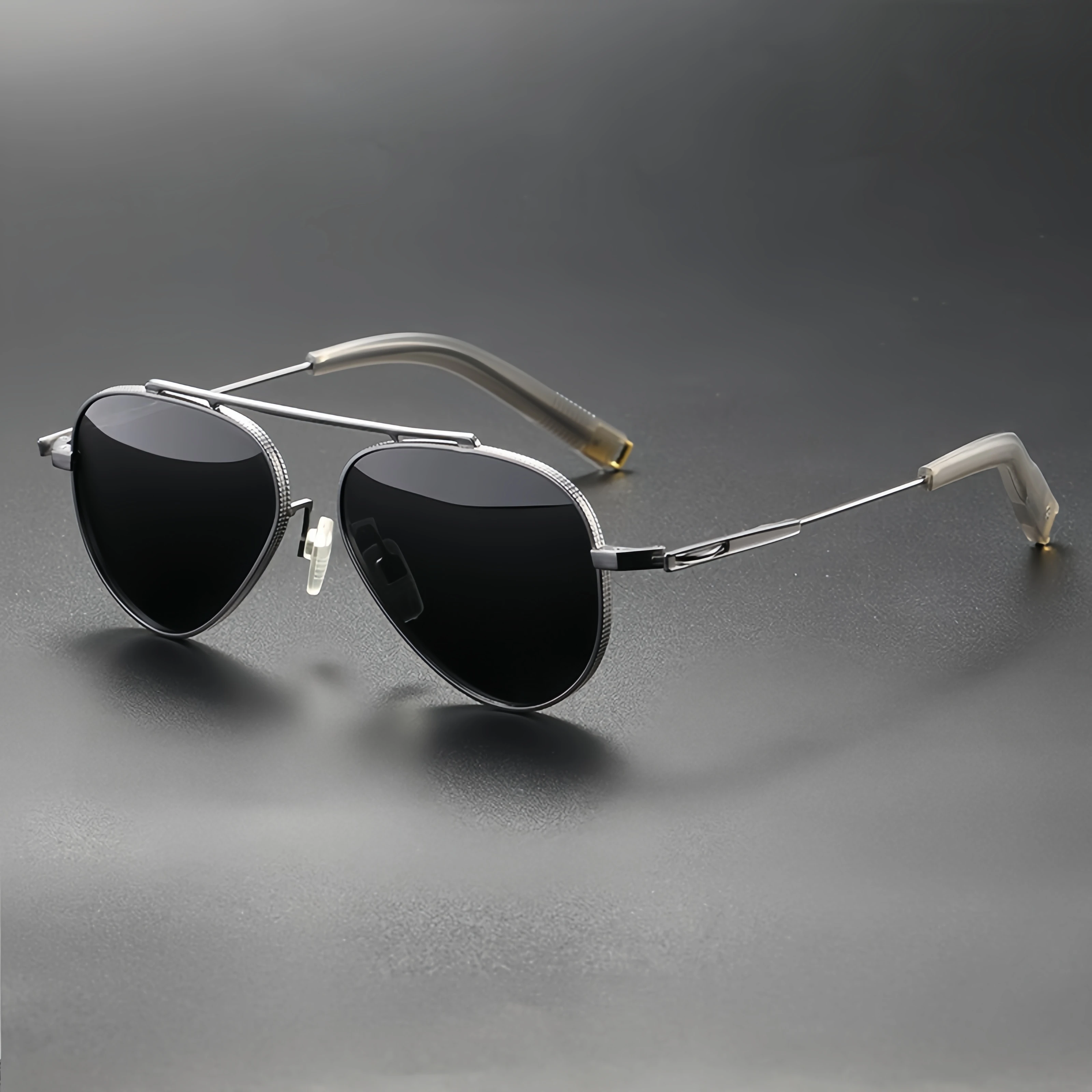 Luxury Polarized Aviator Sunglasses DITA DXL102  Inspired Titanium Frame Vintage Sun Glasses Anti-Glare UV400 for Men Women