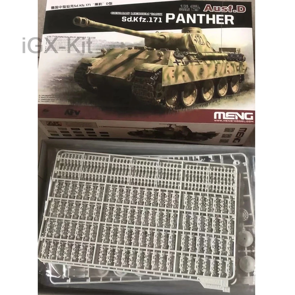 

Meng TS-038 масштаб 1:35 немецкий Sd Kfz 171 Panther Ausf D танк автомобиля пластиковая модель строительный комплект