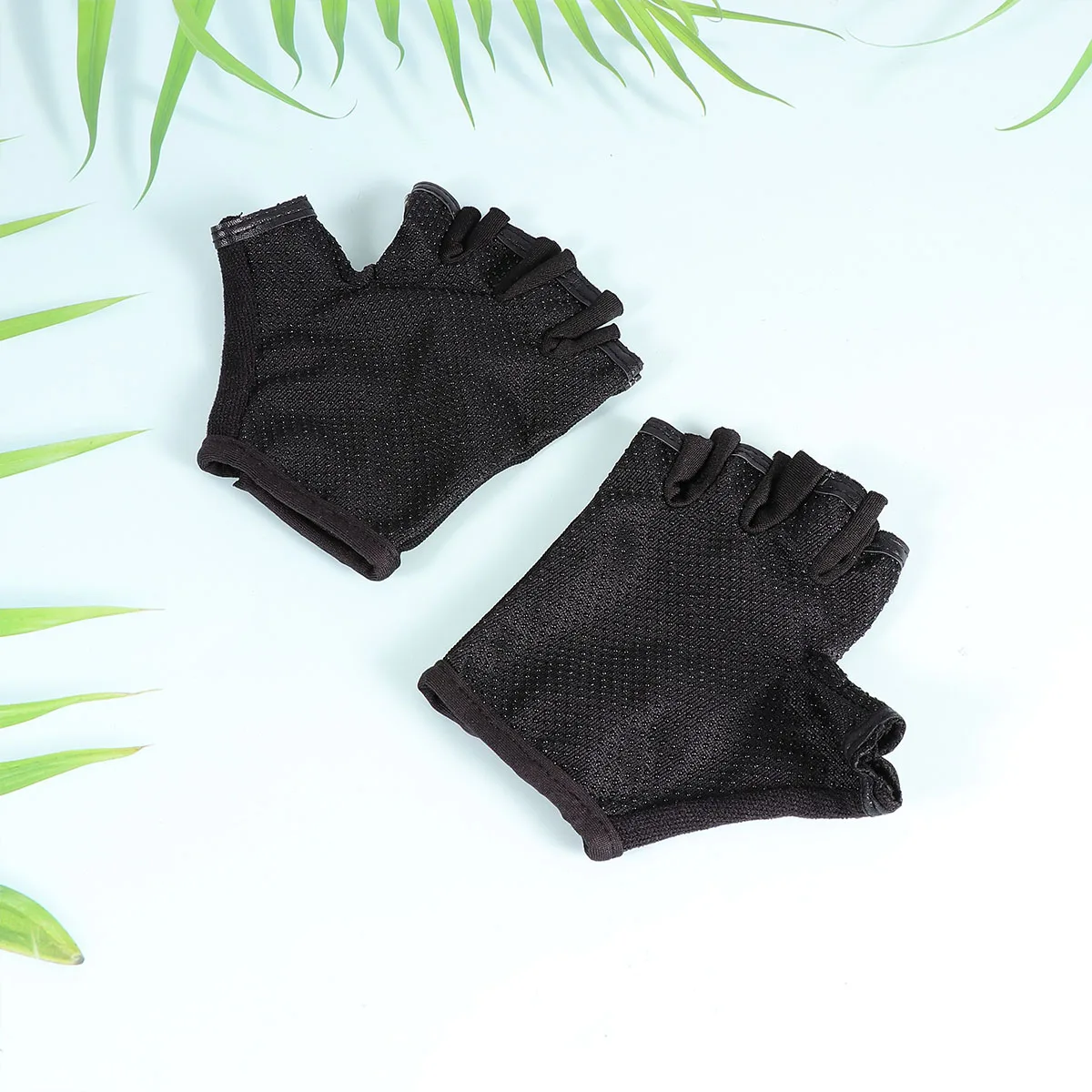 

3pcs Cycling Gloves Half Finger Breathable Shockproof For Outdoor Riding Biking Fishing Hiking Black Camouflage Green