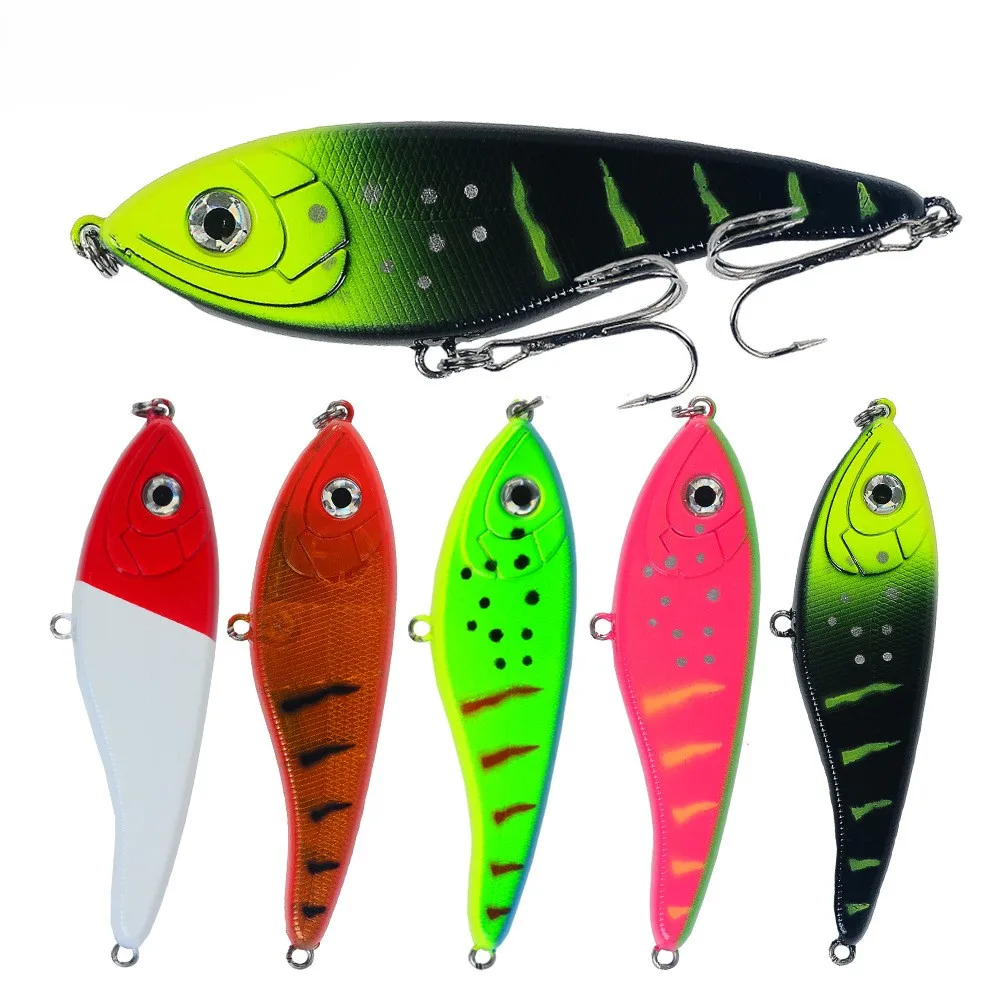 

10.5cm 29g / 12.5cm 45g Sinking VIB Fishing Lure Rattling Balls Long Casting Treble Hooks Hard Baits For Bass Pike Snakehead