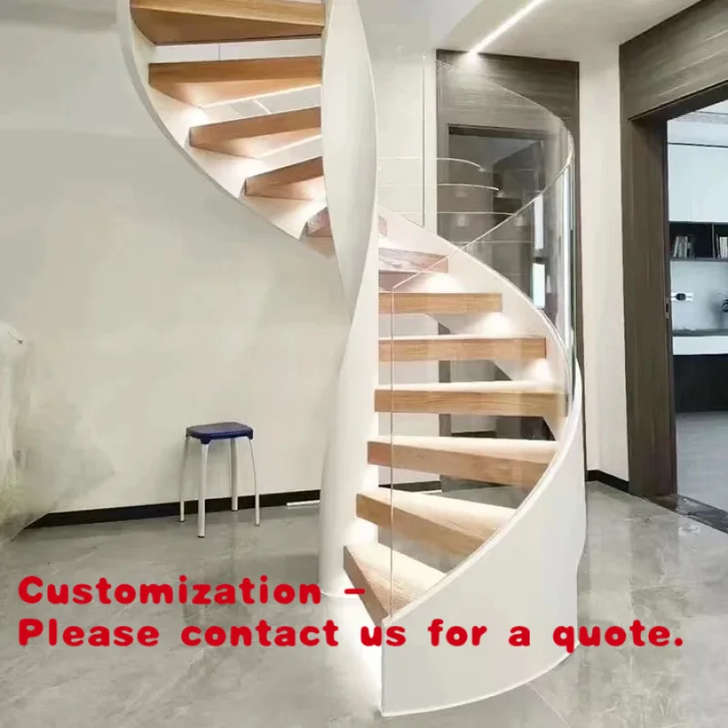 

custom.Modern Iron Evacuation Galvanized Steel Stairs Enclosed Outdoor Metal Door Mobile Home Durable