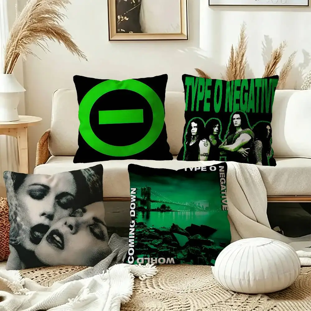 Type O N-Negative Pillow Cushion Cover Pillowcase Living Room Sofa Home Decor Customized