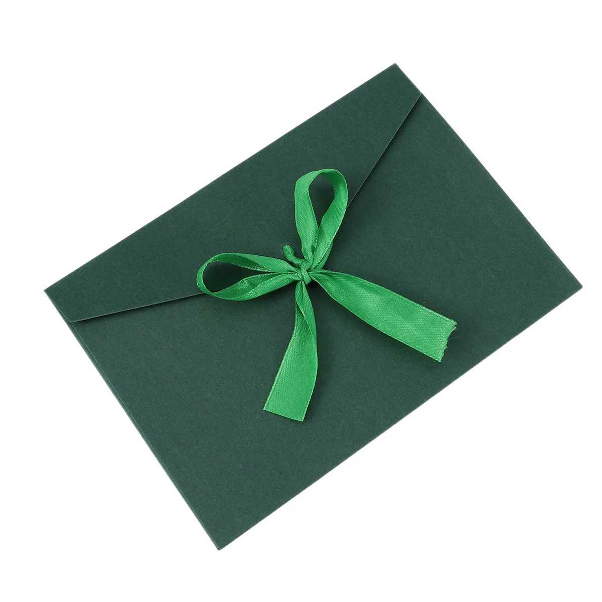 

10Pcs Retro Bow Envelope Solid Color 17.5x12.5cm Creative Invitation Cards for Wedding Birthday Party Photo Letter Blank