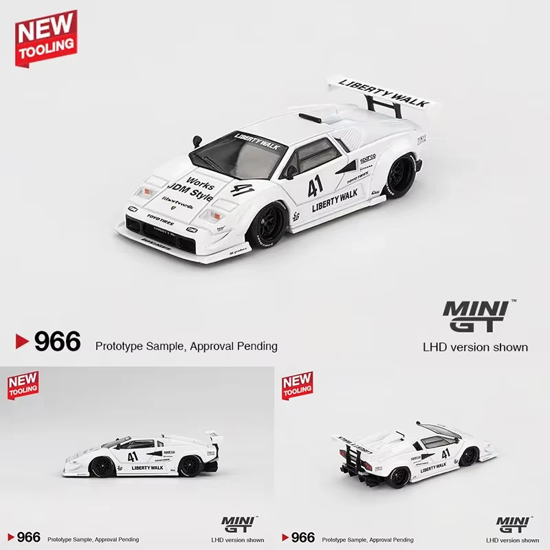 MINIGT 1:64 Porsche 911 GT3 ฿ GTR R34 Kenmeri KUMA KPGC110 Lamborghini Aventador รถ Diecast รุ่นของเล่น