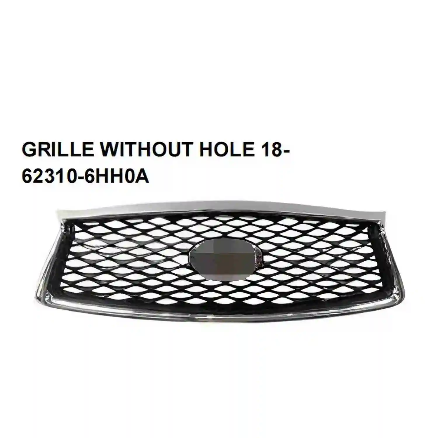 

Q50, 2018-2019 for Infiniti 18 model Q50 grille, high-end configuration. Grey mesh core + electroplated frame OE 62310-6HH0B