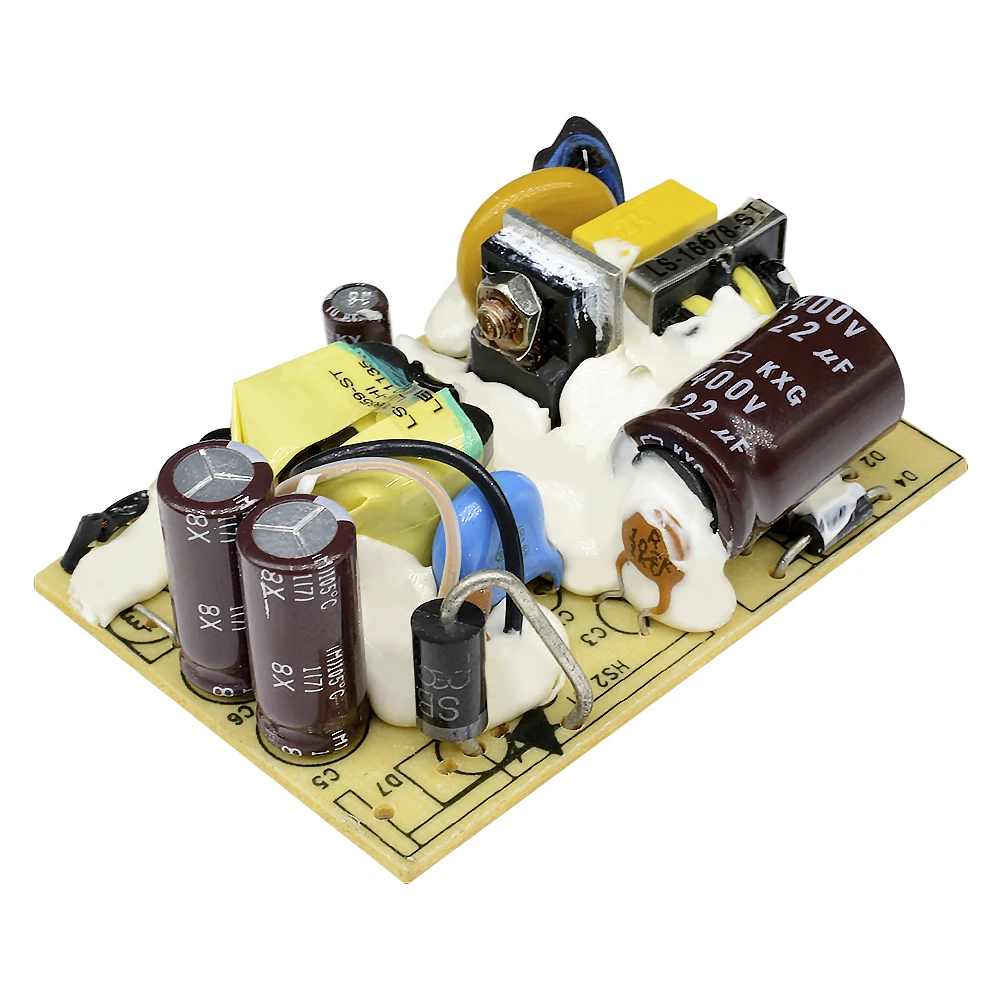 AC 100V-240V a DC 5V 12V 1A 2A 2.5A modulo di alimentazione a commutazione interruttore di protezione da cortocircuito a sovracorrente da