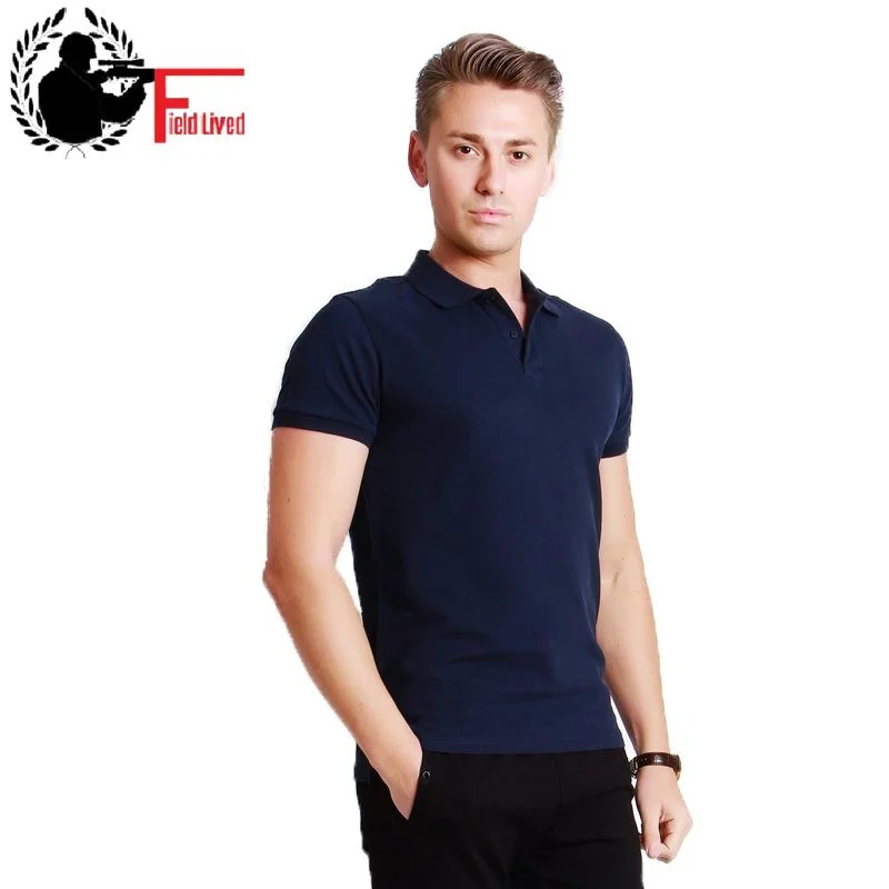 Brand Clothing New Men Polo Shirt Business Casual Solid Male Classic Short Sleeve Breathable Collar s