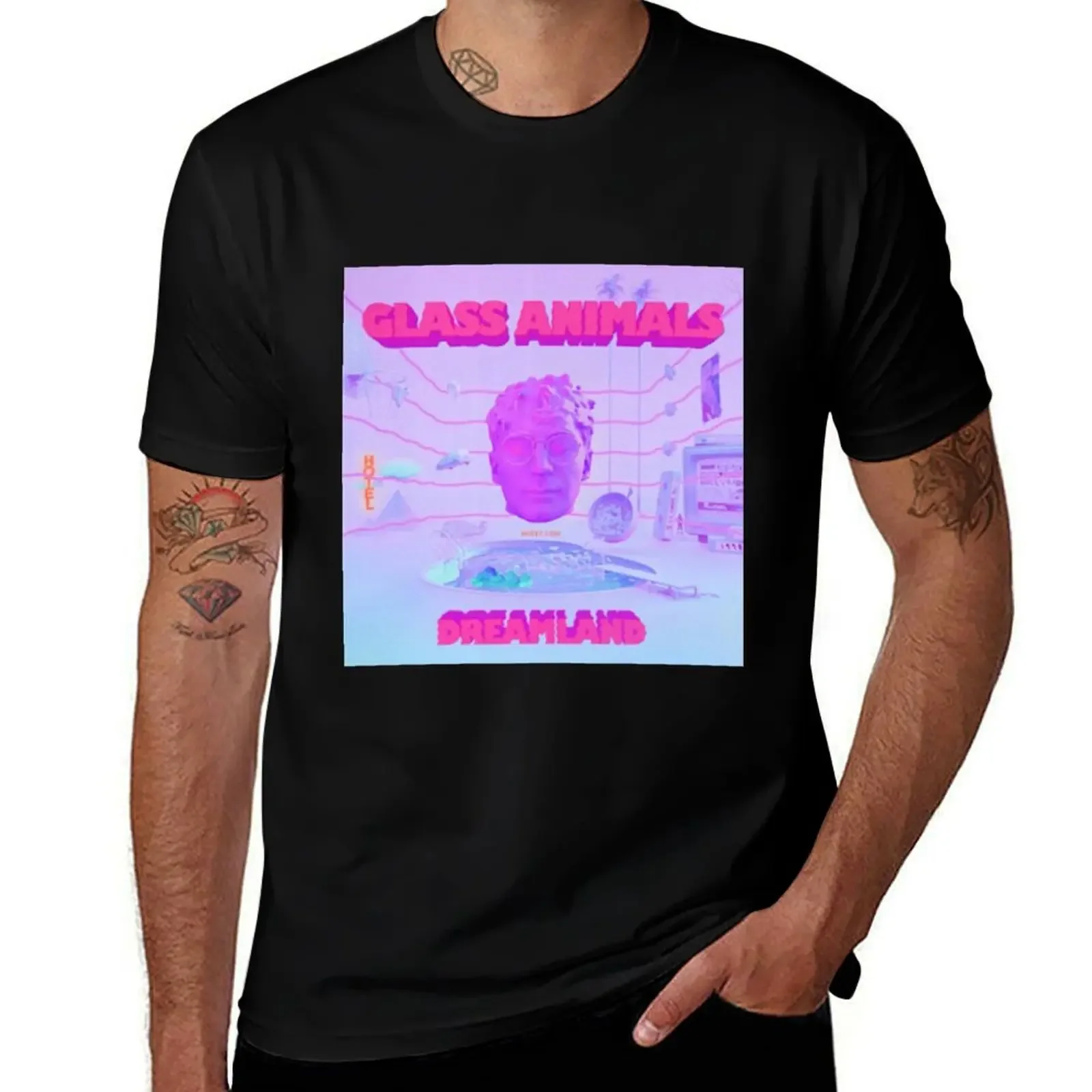 glass animals - dreamland album cover ! T-Shirt anime tshirt heavyweights graphic t shirts men graphic t shirts