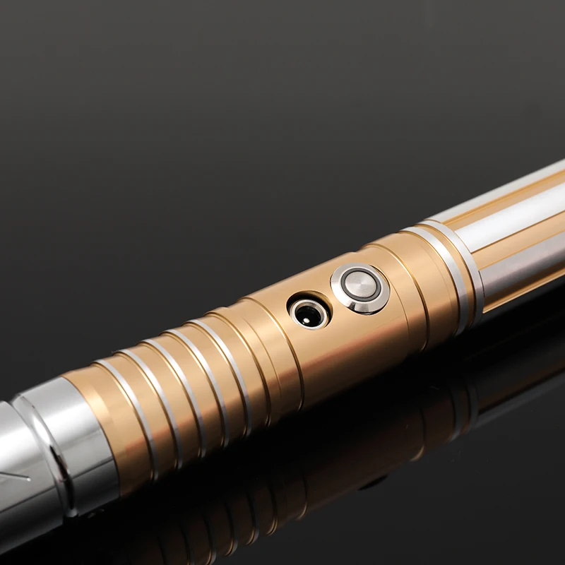 RGB Lightsaber Sword Metal Flashing Rave Cosplay Toys Soundfonts Force FX FOC Blaster Toy Espada Sabre De Luz