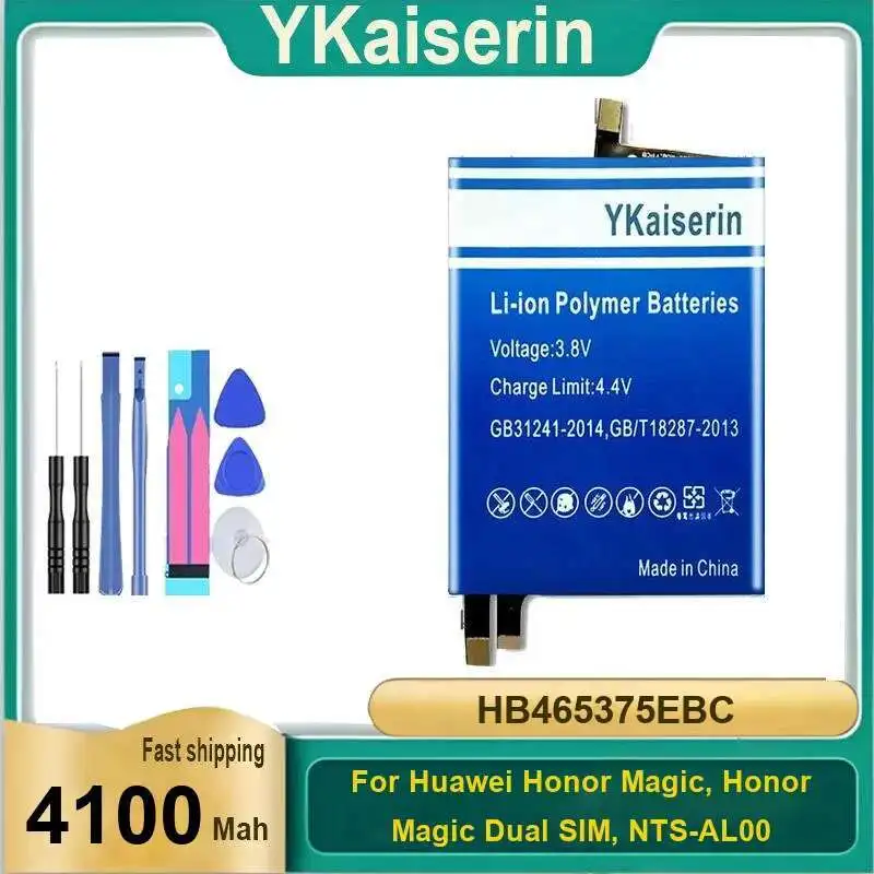 

Mobile Phone Battery High Performance 4100Mah HB465375EBC Robust For Huawei Honor Magic, Magic Dual SIM, Nts-AL00