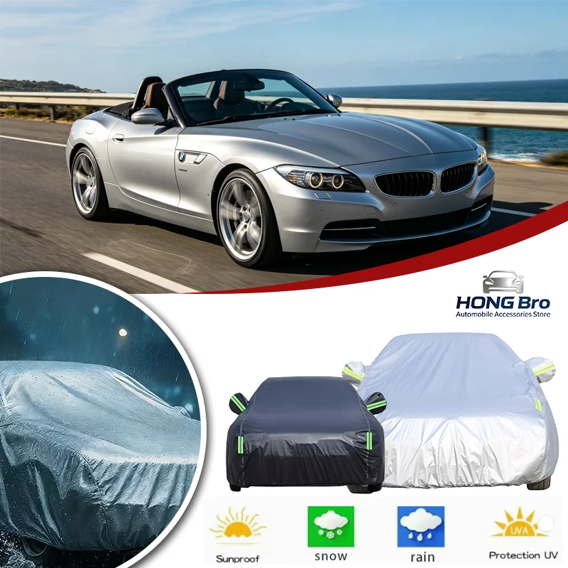 

For BMW Z4 E89 2009-2025 Full Car Cover Waterproof Anti-UV, Outdoor Sun Rain Snow Wind Protection Auto Cove