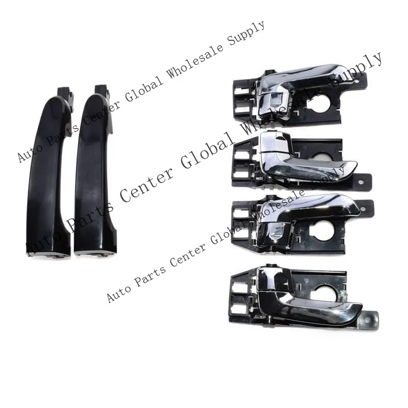 L+ 8Pcs Inside + Outer Door handle Front Rear For 2005-2010 KIA Sportage 826511F000