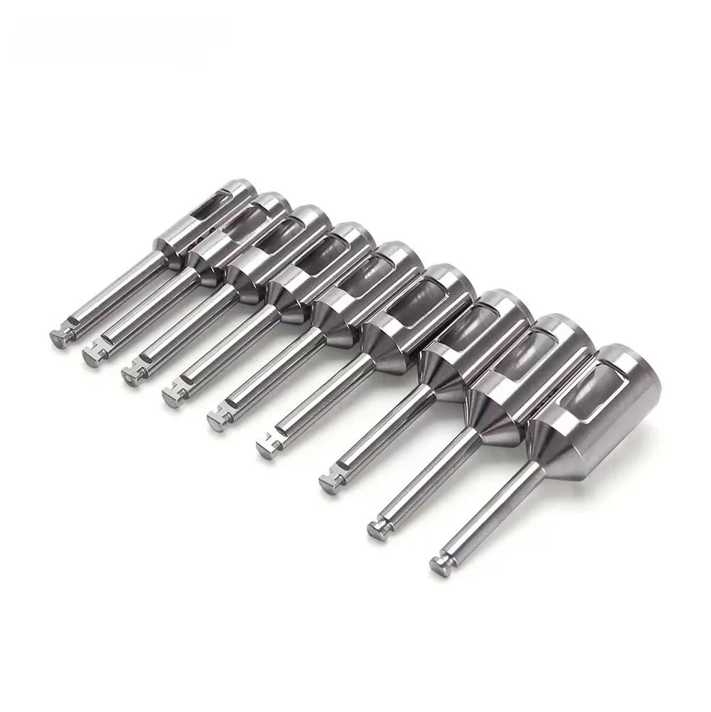 DENILK 1pc Dental Implant Tissue Punch Stainless Steel Gingival Ring Cutter Low Speed Handpiece Dentistry Surgical Instrument To