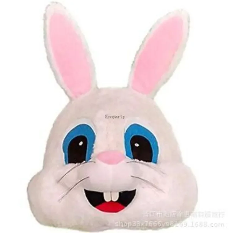 

Easter Bunny Plush Head Mask Mascot Rabbit Costume Maskimal Halloween Creepy drop ship anime clothing disfraz hombre