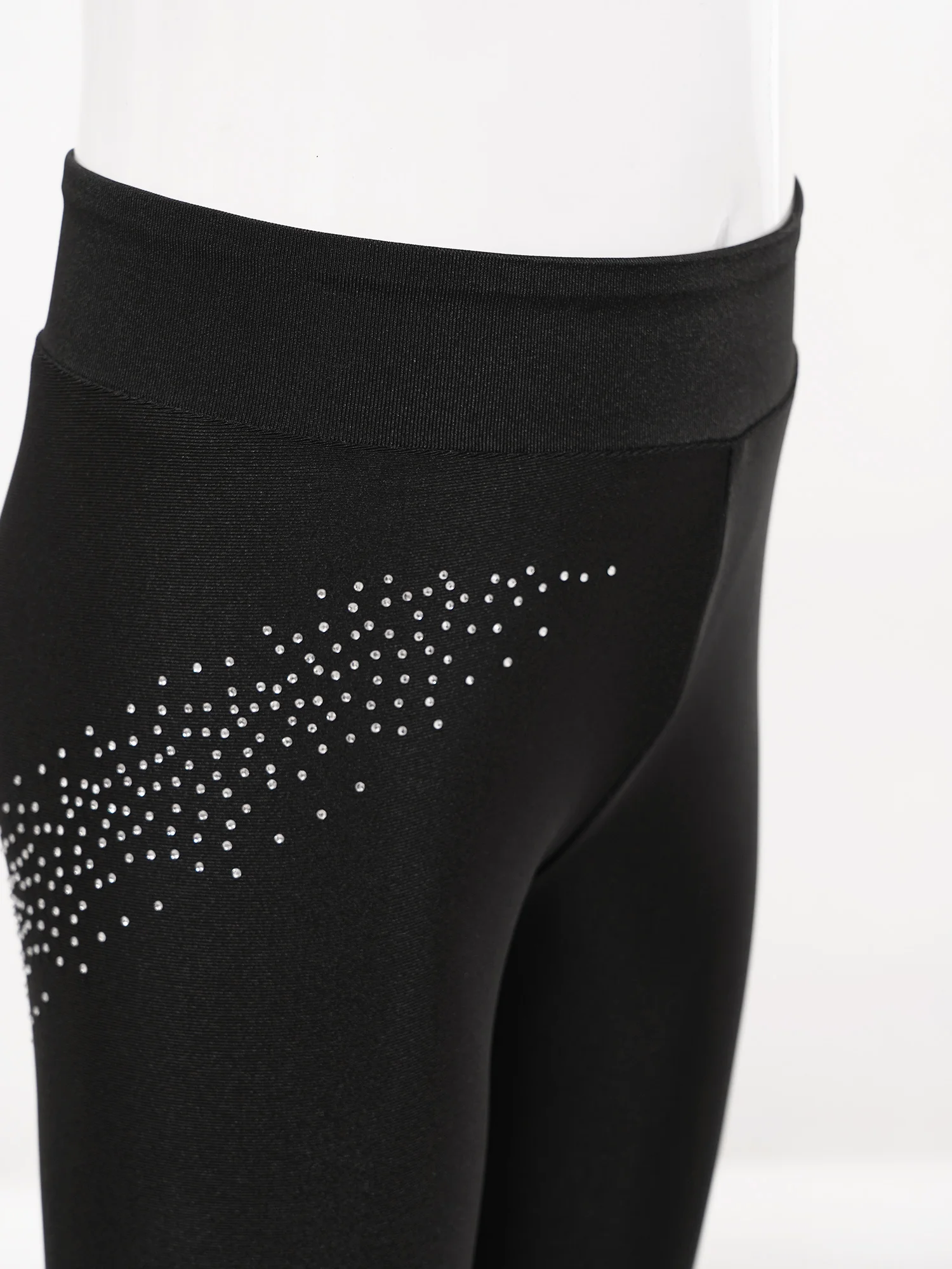 Pantaloni da pattinaggio artistico bambini strass ginnastica pattinaggio su ghiaccio Leggings pratica pantaloni per bambini Unisex ragazzi ragazze