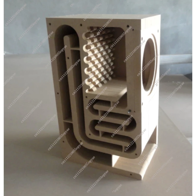 3 Inch 4 Inch Maze Wooden Speakers Customized Computer Desktop Empty Box Bookshelf Pair of Stereos DIY