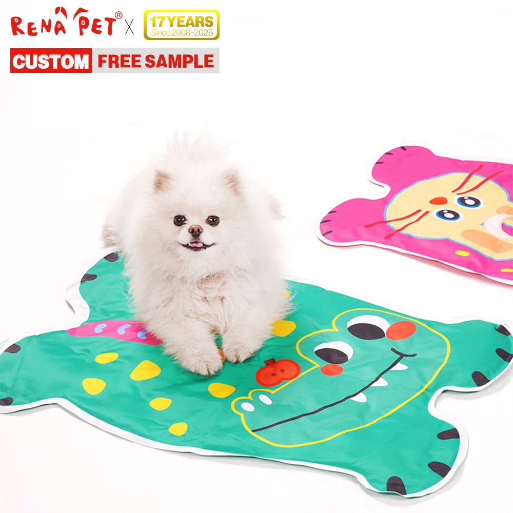 Picture 4: Manufacturer Wholesale Cute Design Waterproof Cat Pet Dog Cooling Mat