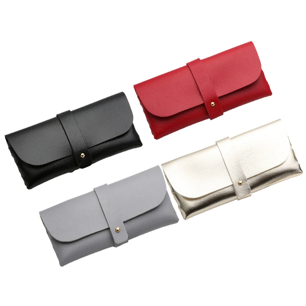 

Glasses Case Storage Bags Smooth Eyeglass Boxes Reading Containers Sunglasses Stylish Multipurpose