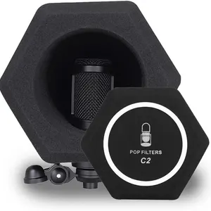 Pop Microphone Filter Wind Acoustic Shield for Record Studios Mic Som-Absorbent Vocal Foam Isolation Ball 11 Main Sales Microphone Foam - №8