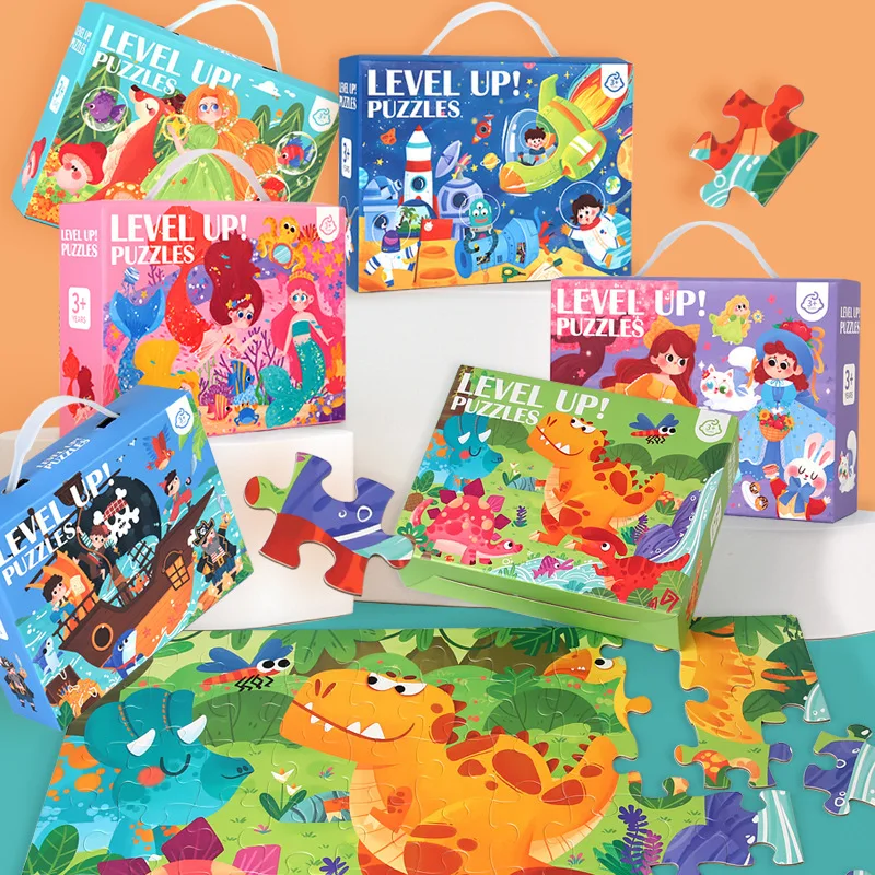 Puzzle, 60 Teile, 3–6 Jahre, Cartoon-Animation, frühes Lernspiel, Puzzlespiele, Puzzle, Geschenk, Spielzeug, individuell, personalisiertes Geschenk