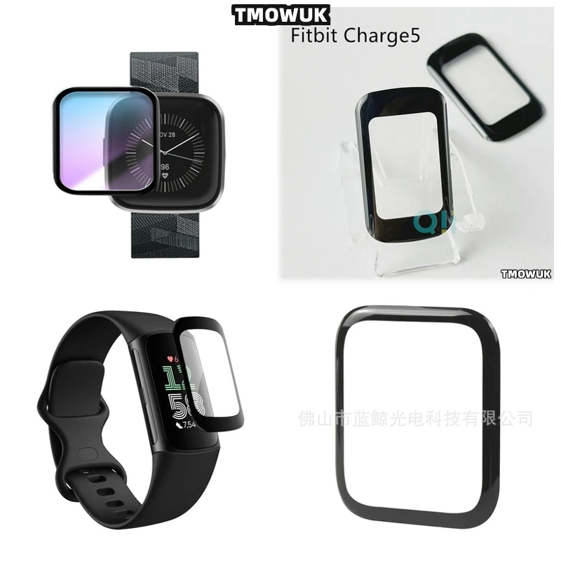 

For Fitbit Sense 2 Versa3 2 4 Inspire 3 Charge 6 5 Non-Optical Distortion Film Protector Original Touch Feel Flexible Skin