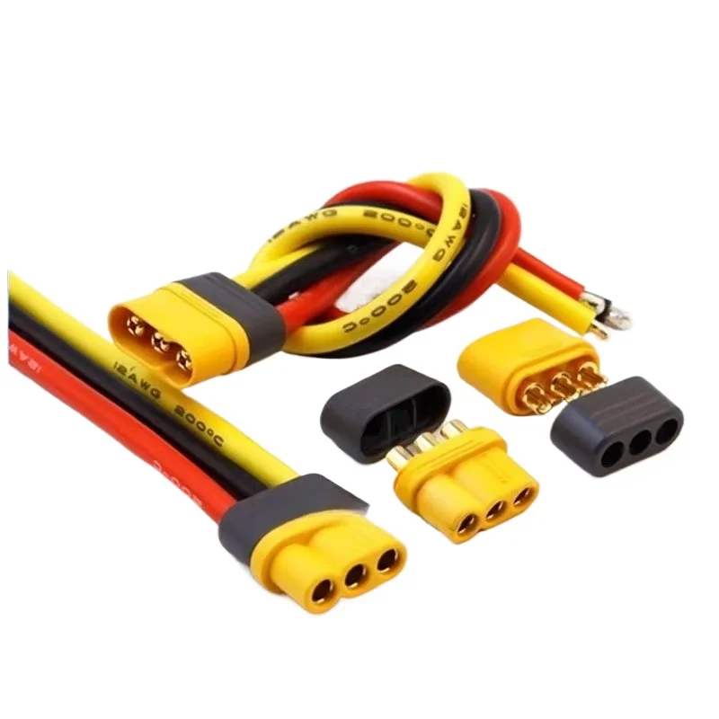 

5PCS/10PCSAmass MR60 plug, genuine ams, three-core model aircraft high-current plug, charging male and female head.