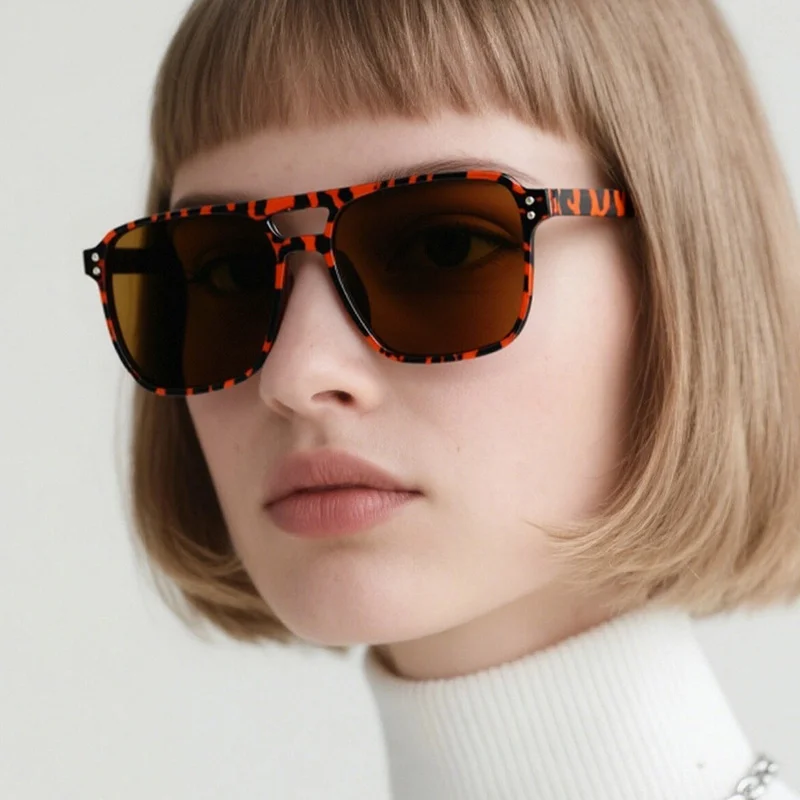 

Sunglasses Men Women Square Fashion Y2K Brand Luxury Designer Retro Outdoor Holiday Party As Gift Accessory gafas de sol Eyewear