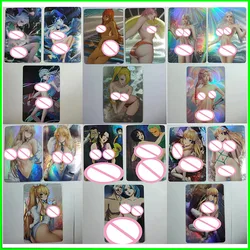 Anime Character DIY Collectible Cards BlackMagician Nami NicoRobin Rem Laser Flash Card Boy Play Toys Christmas Birthday Gifts