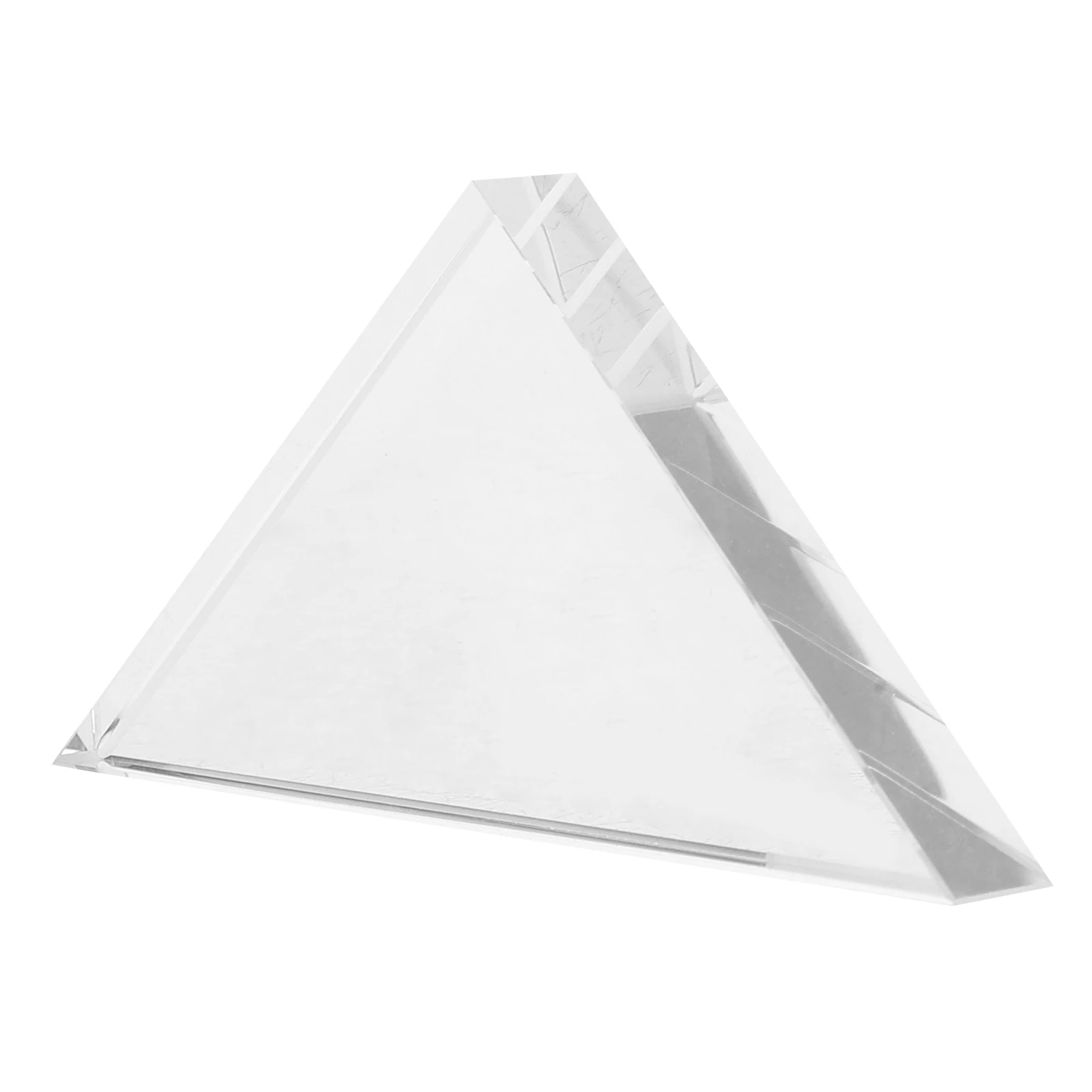 

Triangular Lens Glass Prism for Teaching Classroom Optical Photography Light Clear Physics Optics