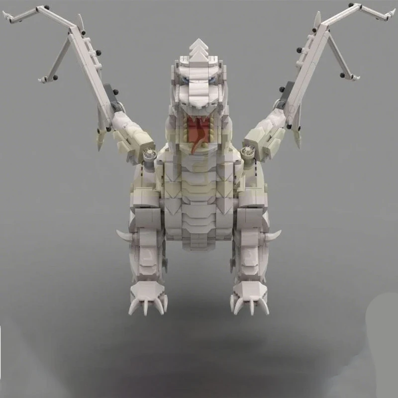 1780 ชิ้น MOC ปราสาทมังกรขาวแห่งความเย็น/น้ำแข็ง ตัวต่อบล็อกของขวัญคริสต์มาส รุ่นพิเศษสำหรับนักสะสม ออกแบบมาเพื่อการจัดแสดง
