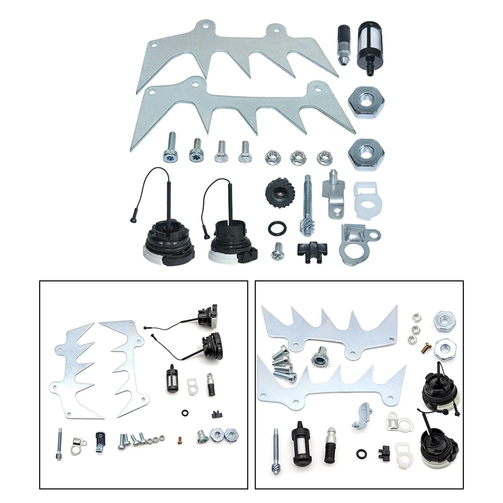 جديد العملي سبايك قطع الكلب سلسلة الضابط مجموعة أجزاء فلتر الزيت استبدال بالمنشار مرشح الوقود بار الجوز كيت