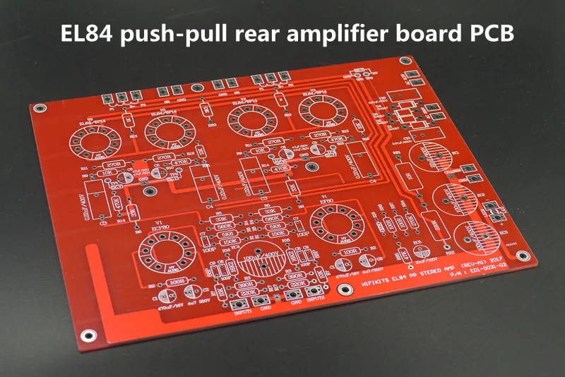 PCB amplificador traseiro push-pull EL84 grátis HIFI