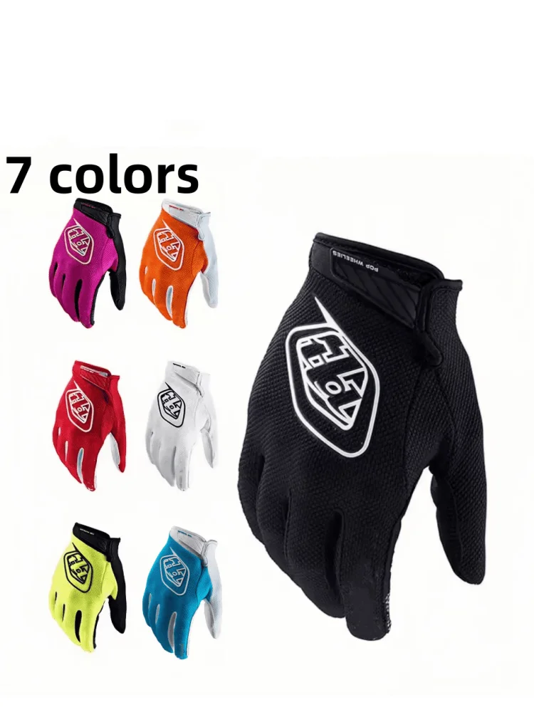 AliExpress Troy Lee Designs 2025 Mountain bike gloves 7 colour cycling gloves long finger mountain bike lightweight gloves suitable for outdoor activities