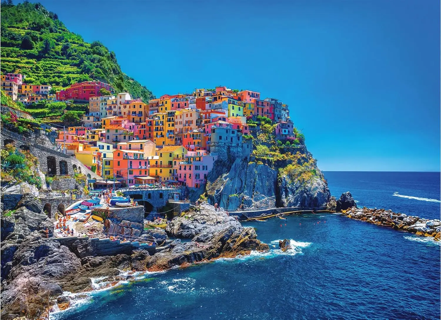 

Jigsaw Puzzles 150/300/500/1000 Pieces for Adults Cinque Terre Italy Landscape Puzzle Natural Scene Puzzles for Teens Kids gift