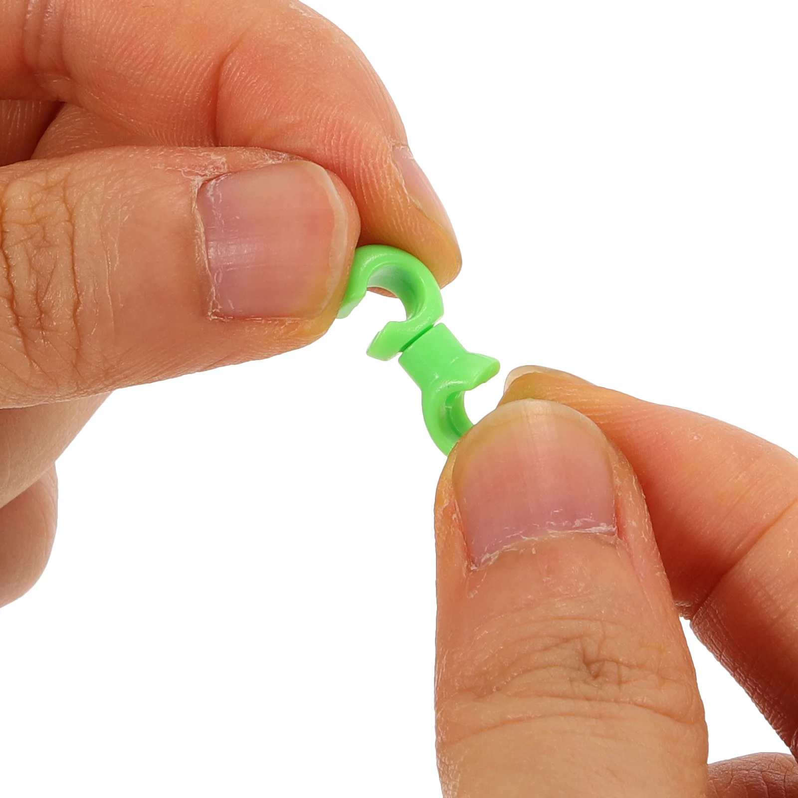 20Pcs Bicycle Cable Clamps Housing Hose Guide Simple Operation C Shaped Buckle Design Bike Tube Clip Bicycle Cable Clamps