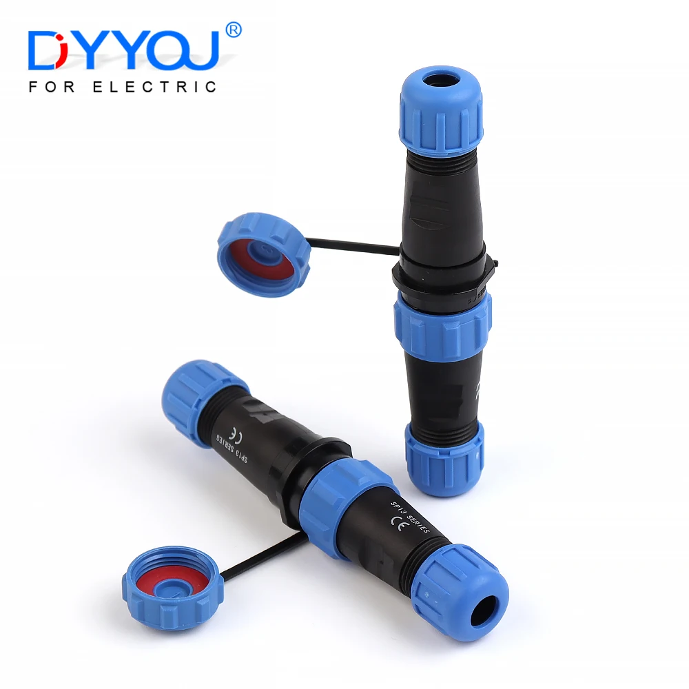 SP13 Aviation Waterproof Connector IP68 Docking Electrical Cable Wire Male Female Plug Socket welding type Industrial Connector