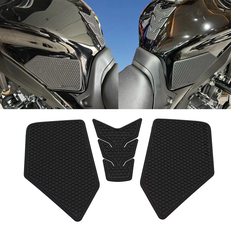 TRACER 9 Tankpad For Yamaha TRACER 9 GT TRACER9 2021-2023 Motorcycle Fuel Tank Pad Motorcycle Anti Slip Side Tank Stickers Decal