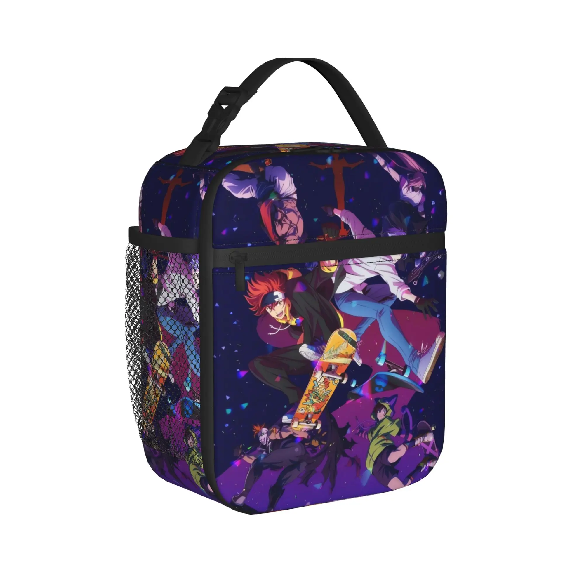 Youthful SK8 the infinity Lunch Bag  Fashion Lunch Box Portable Insulated Thermal Tote Handbags For Child Oxford Cooler Bag