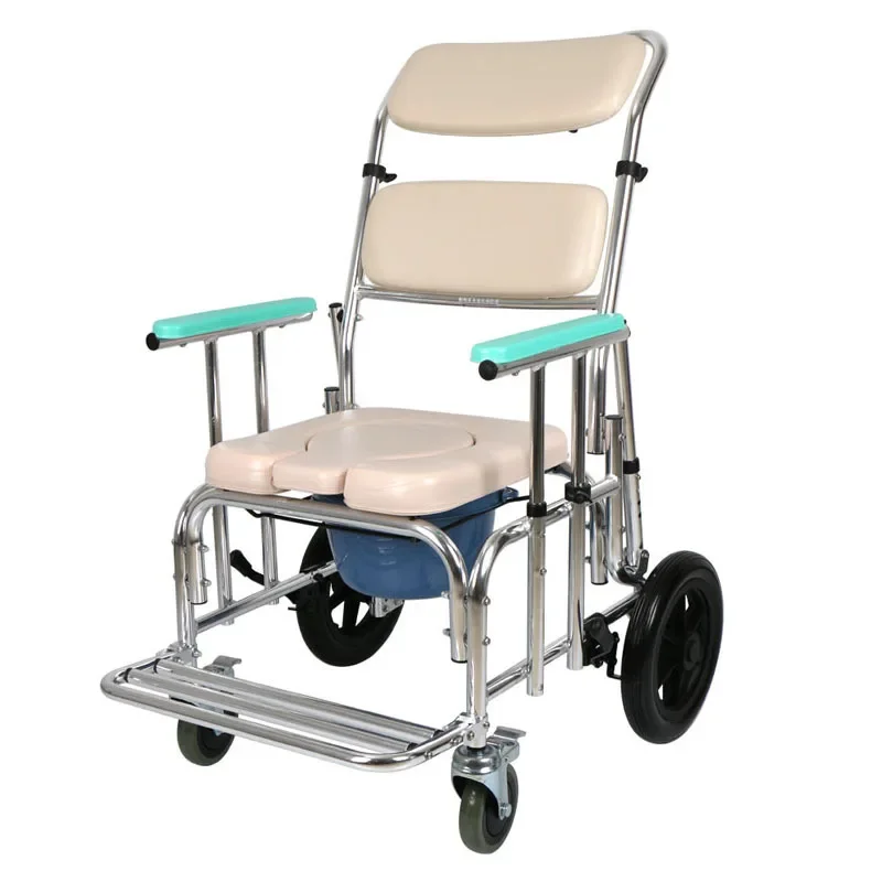 Toilet chair Elderly products Mobile toilet Disabled patient wheelchair