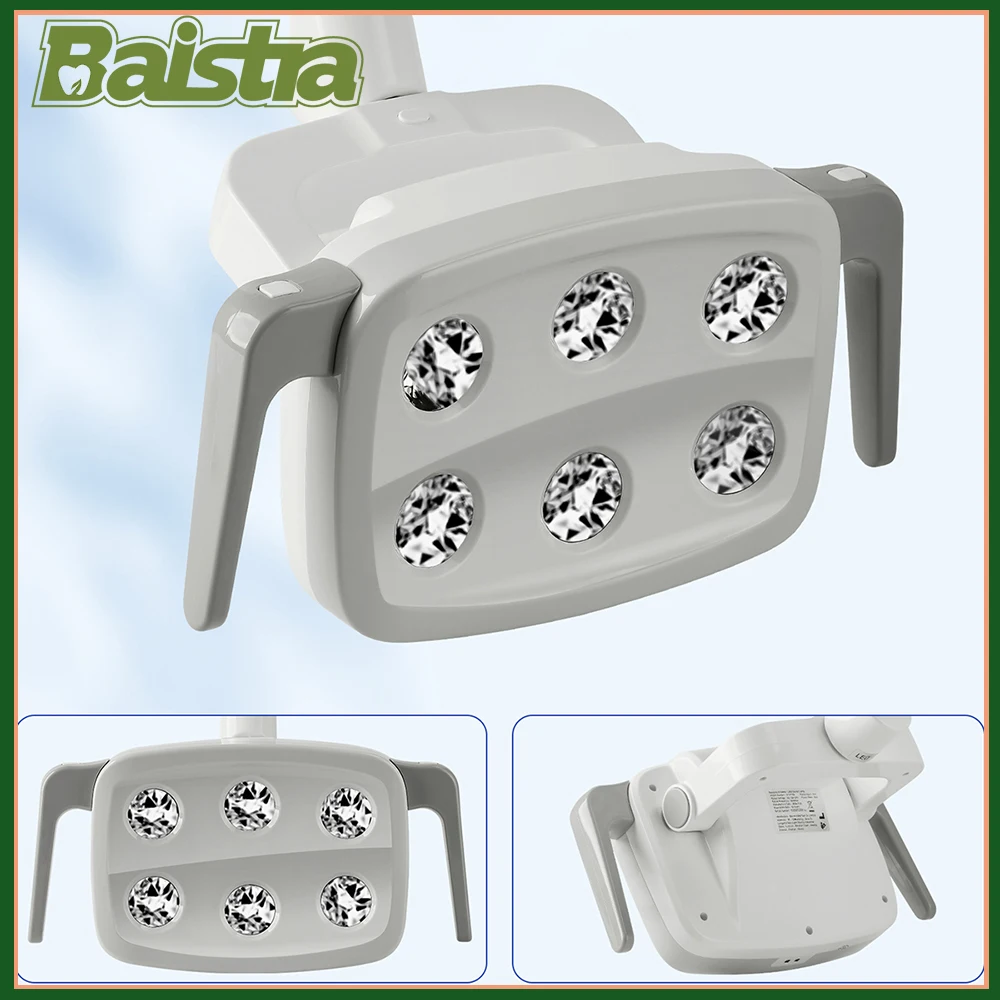 

AZDENT Dental LED Light Oral Lamp 6 LED Operation Lamp For Dental Chair Unit Oral Light Mobile Clinic Dental Equipment